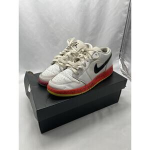 2020 AIR JORDAN 1 LOW RETRO (UNISEX GS KIDS) 'MULTICOLOR' CV9548-100 SZ 6Y